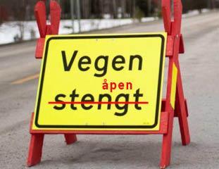 Bilde av veisperring - Klikk for stort bilde