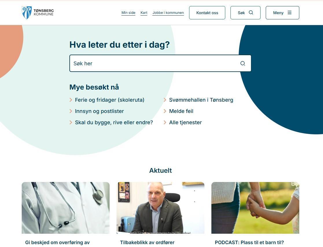 Forside nettside - Klikk for stort bilde