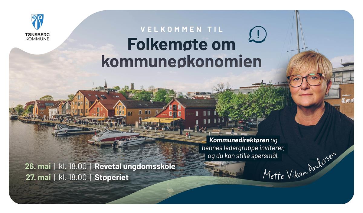 Invitasjon til folkemøte fra Mette Vikan Andersen - Klikk for stort bilde