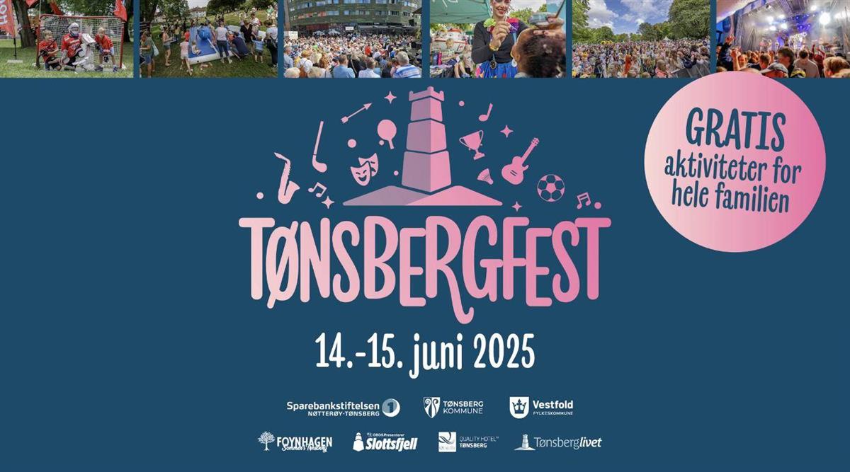 Plakat for Tønsbergfest - Klikk for stort bilde