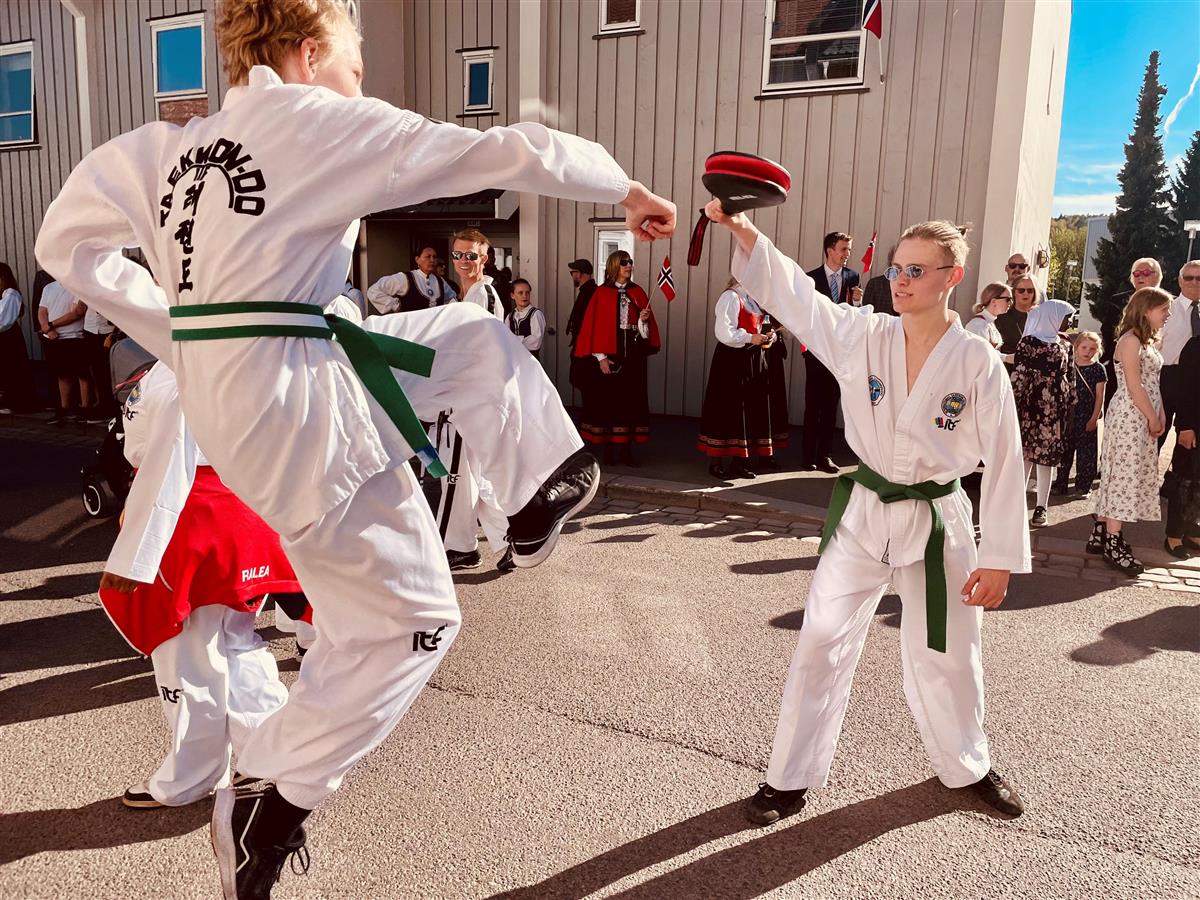 Bilder av karateutøvere - Klikk for stort bilde